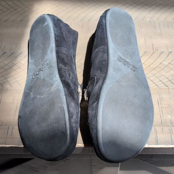 ZAQQ Qerp Velors Black Suede Barefoot Loafers Sz 38 - Picture 13 of 16